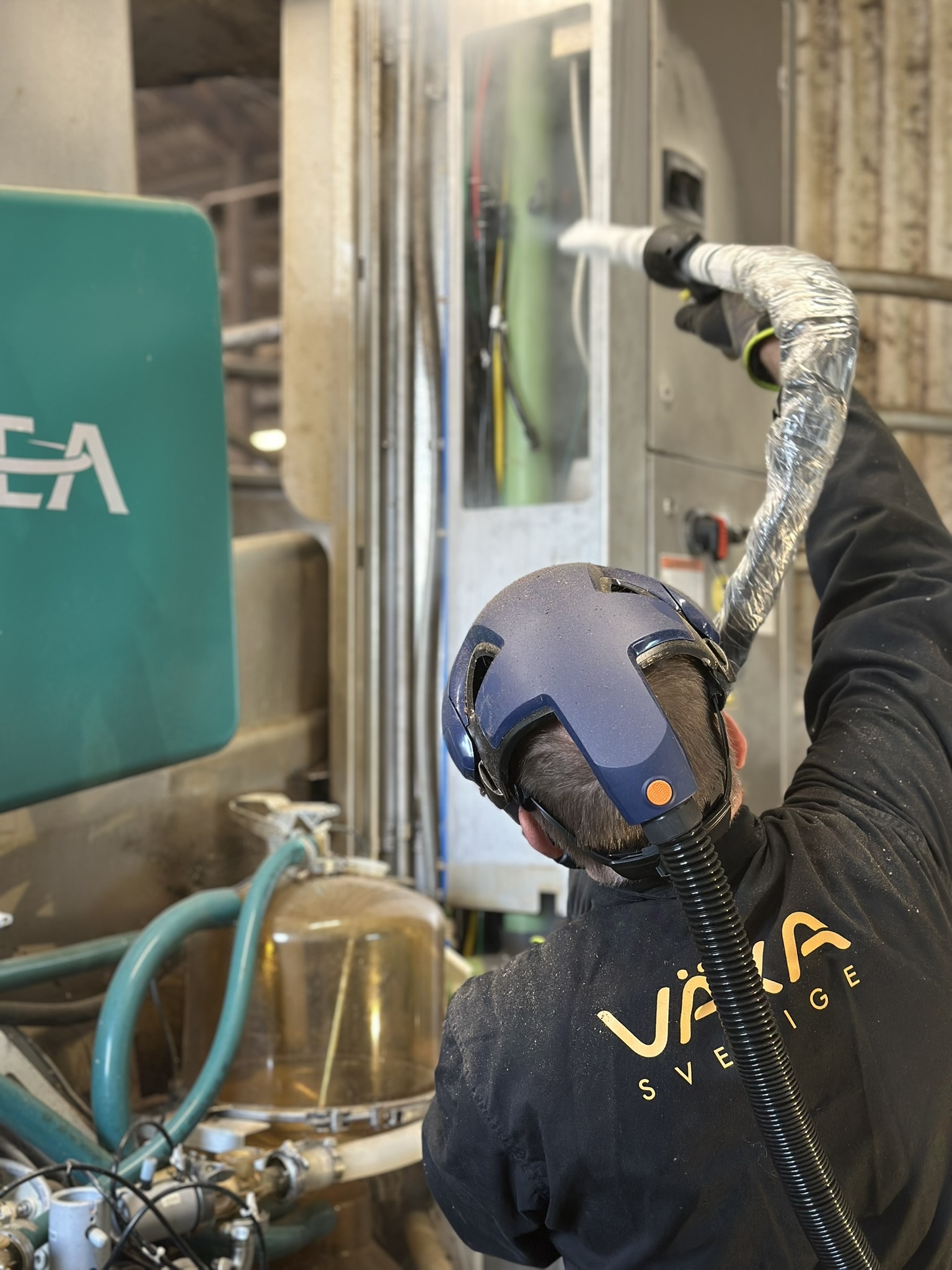 Kolsyretvätt på GEA DairyRobot 